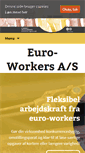 Mobile Screenshot of euroworkers.dk