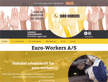 Tablet Screenshot of euroworkers.dk